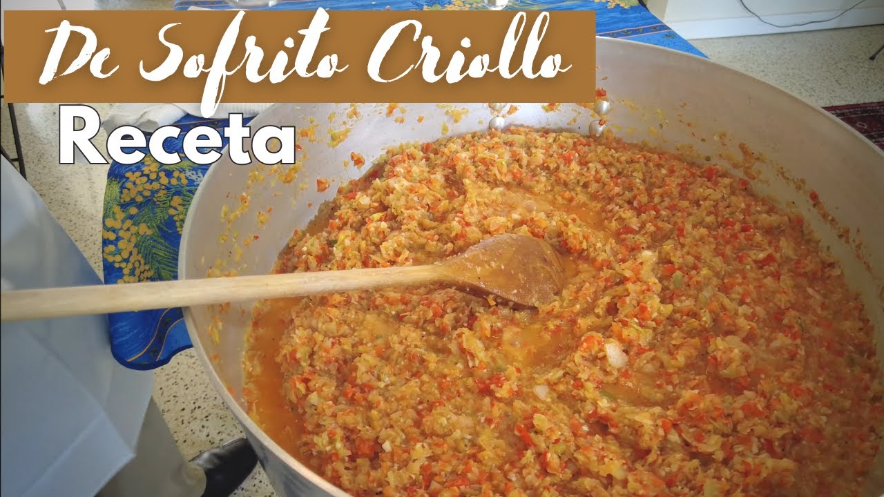 	Sofrito Criollo con Ají Dulce Margariteño | El Sabor que Define Nuestra Cocina