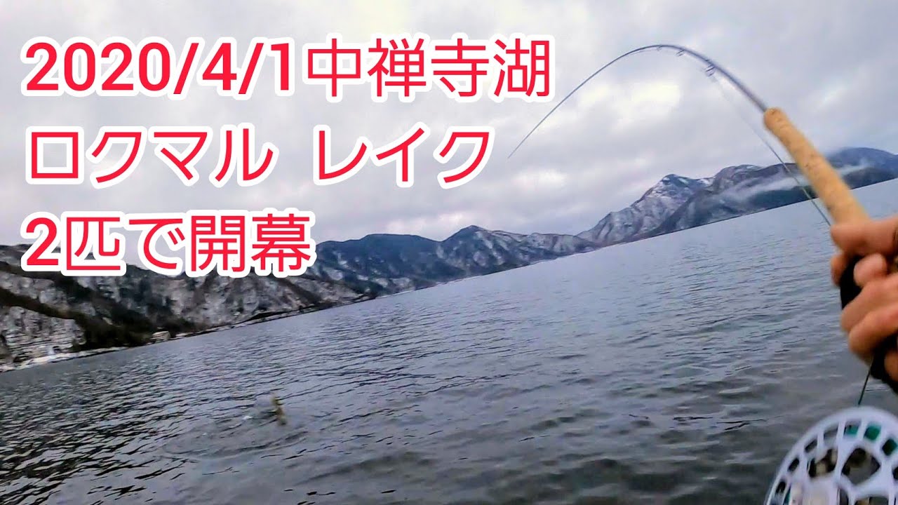 【中禅寺湖】2020/04/1フライフィッシング ロクマル レイク2匹で開幕！