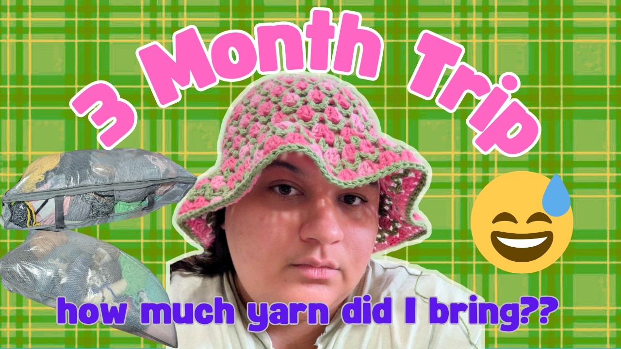 Chat with Me: Frog or Finish ANCIENT WIPS + How Much Yarn I Brought to Crochet for my 3 Month Trip