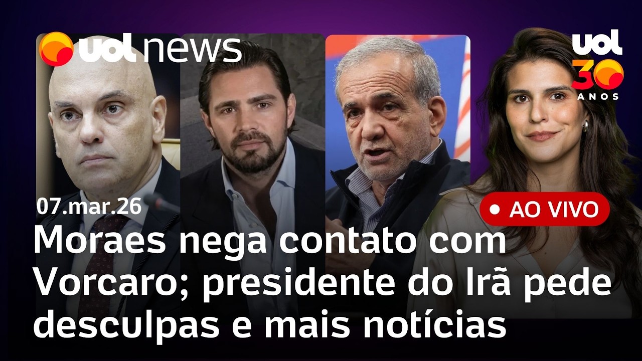 Moraes nega contato com Vorcaro; 'Sicário' morre em MG; presidente do Irã pede desculpas e recua e+