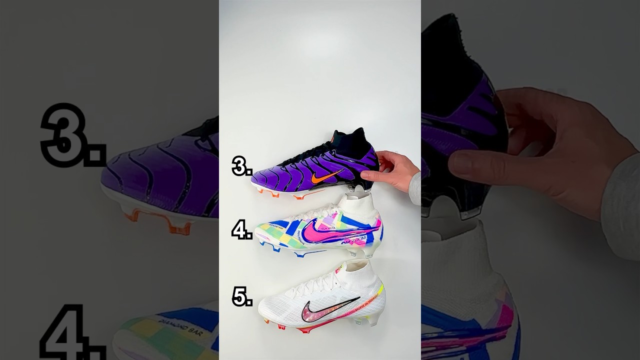 Top 5 Nike Air Zoom Mercurial Superfly 🔥 #footballboots #soccercleats #cleats #mercurial