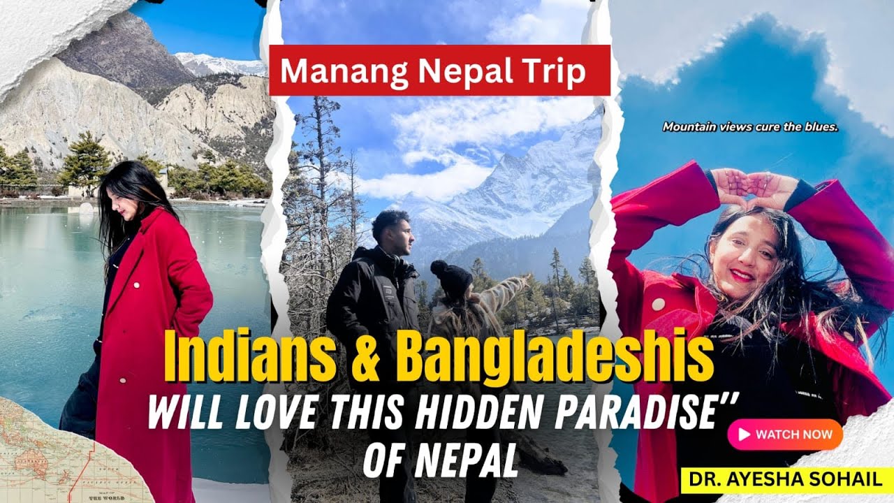 Manang, Nepal 🇳🇵 | Jahan Pahad Bolte Hain | Family Trip Vlog”