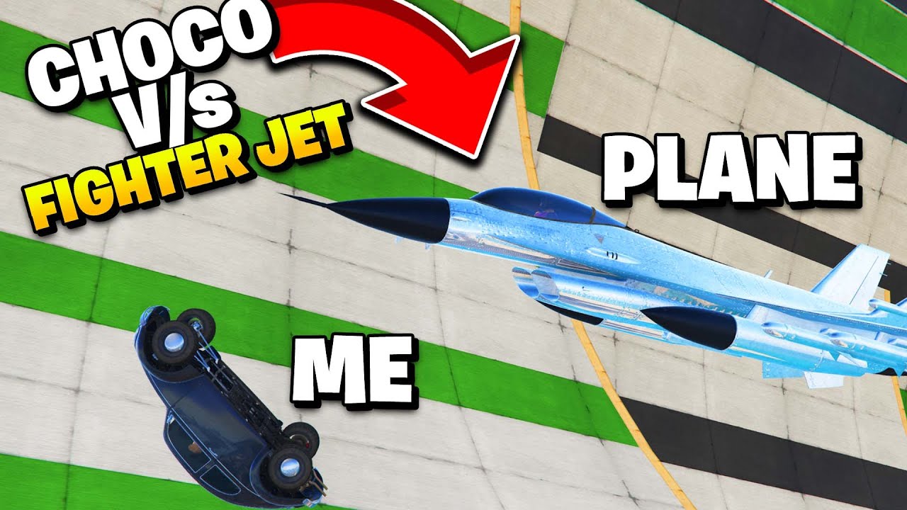 Choco V/s Fighter JET | GTA 5 FUNNY MOMENTS