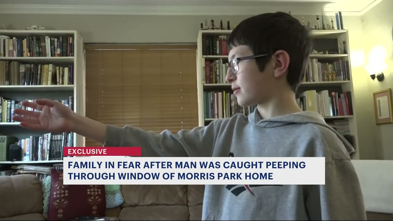 Morris Park family irked by man caught on camera peering into their home