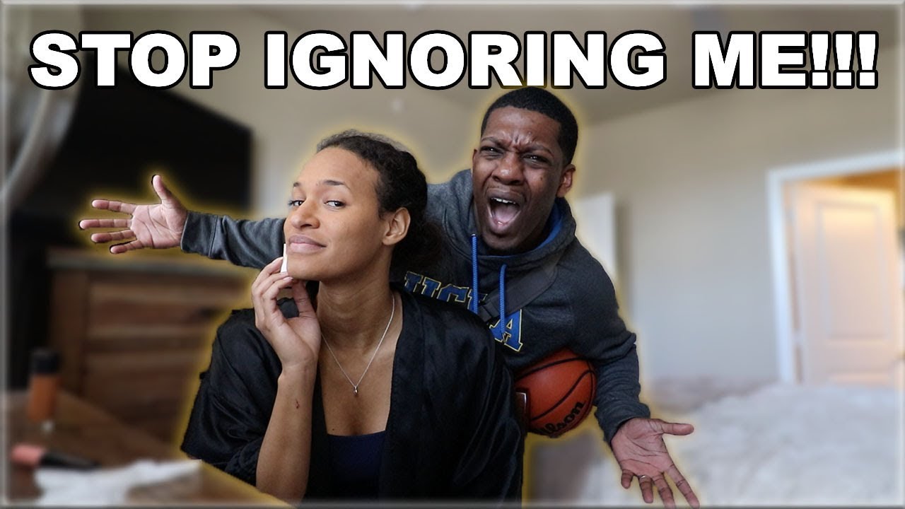 IGNORING MY HUSBAND PRANK!! ** HE LEAVES **