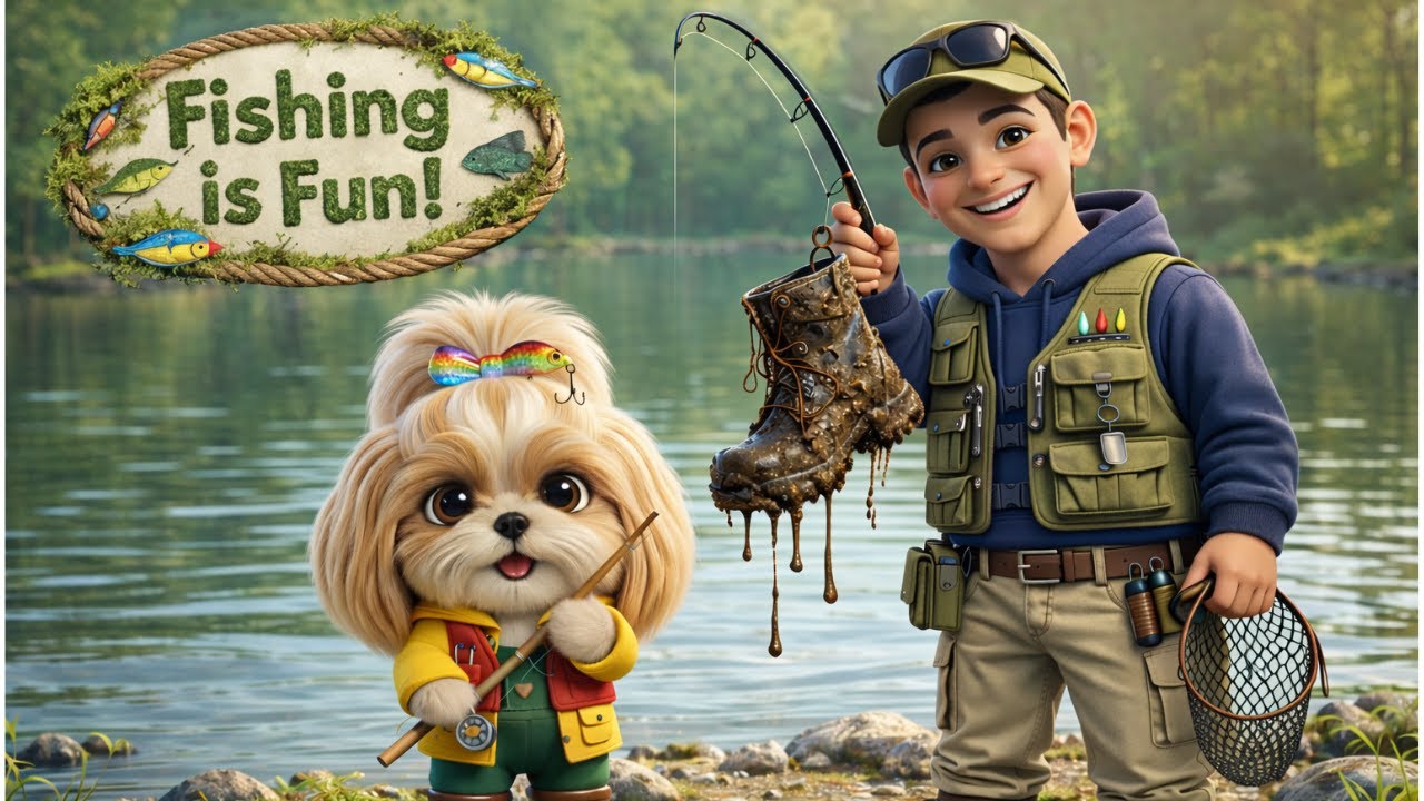 🎣🌲 Fishing Is Fun… and Hiking Too! 🌲🎣Family Fun Playdate🌳👣