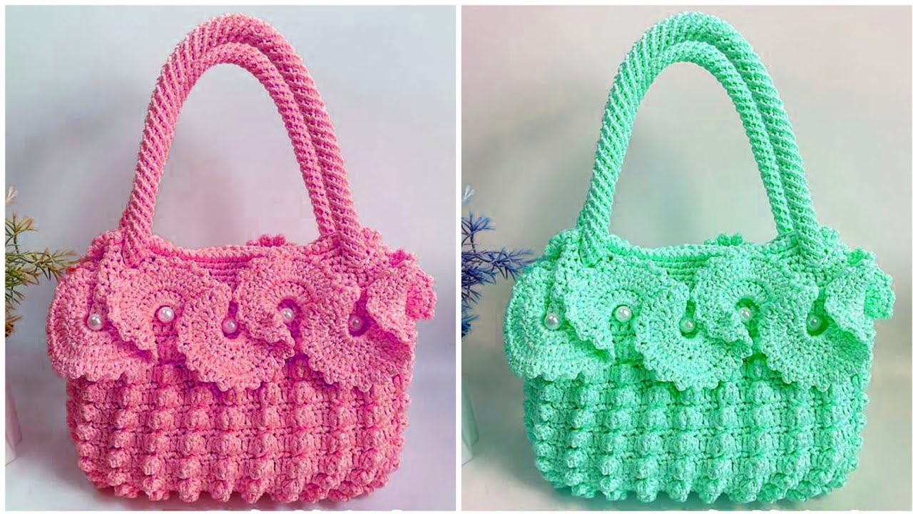 Beautifully Designed and Easy to Make Crochet Bag/New Design 🔥Simple and Wonderful