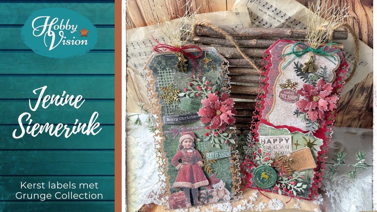 FBLive - 08-07-2025 - Kerstlabels met Grunge Collection