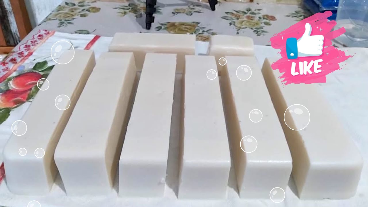 O SABÃO QUE TODOS DESEJAM!! SABÃO GLICERINADO DE SEBO E LEITE DE COCO 🥥