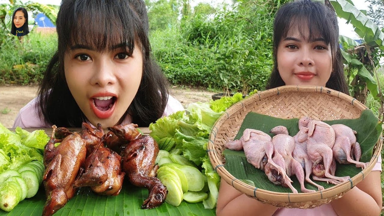 Yummy Roasted Quail Recipe with Coca Cola - Cook Quail with Coca Cola in the Natural