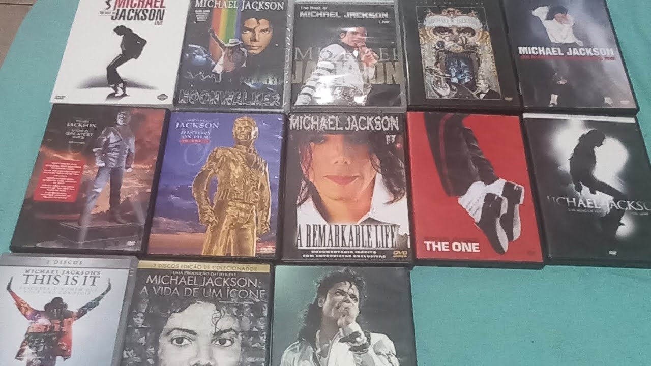 Meus DVDS do michael jackson