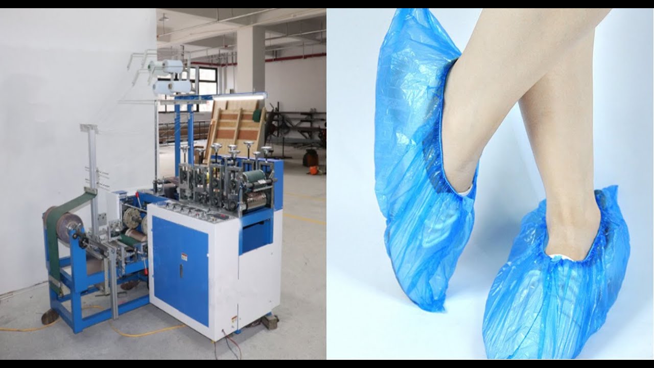 PE shoe cover making machine