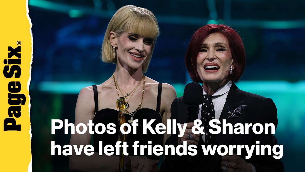 'Horrifying' photos of Kelly and Sharon Osbourne have left friends worrying