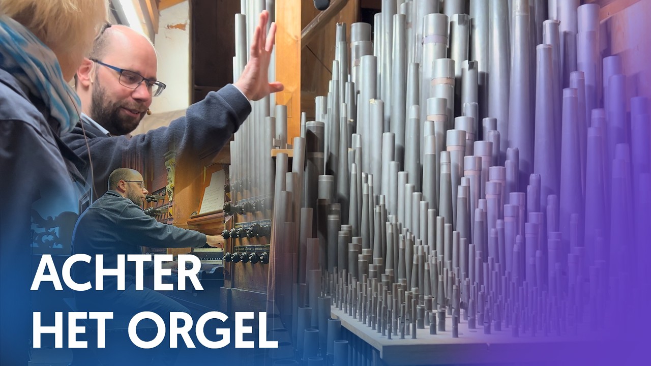 Peter van der Zwaag neemt je mee achter het orgel van de Jacobijnerkerk in Leeuwarden