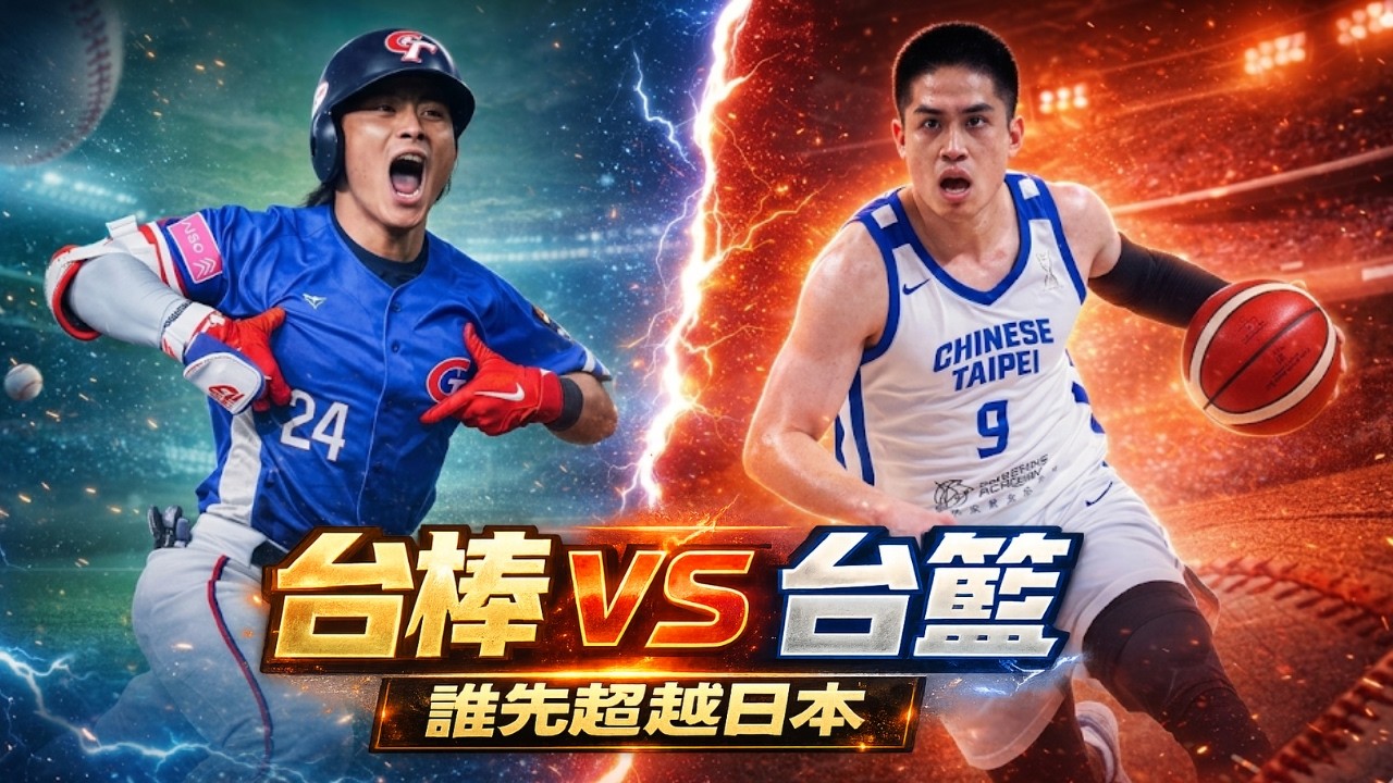 台棒跟台籃，哪一個更有可能超越日本? ft  @中指通 @morrisbasketball