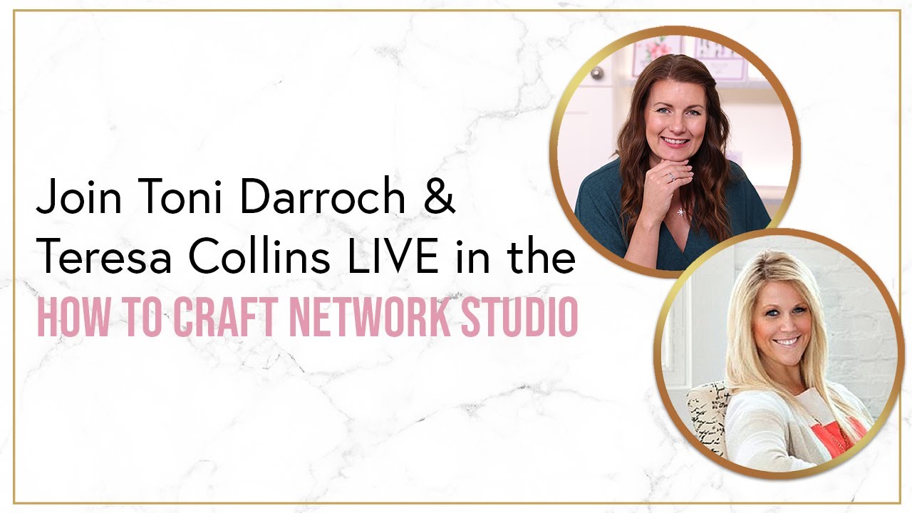 Toni Darroch - Teresa Collins LIVE. SCRAPBOOKING TIPS TAG ALBUMS MEMORY KEEPSAKES HANMADE
