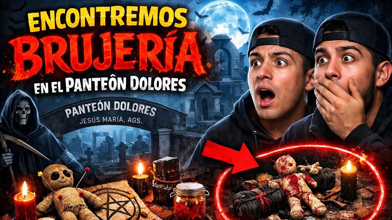 Buscando brujería en cementerio