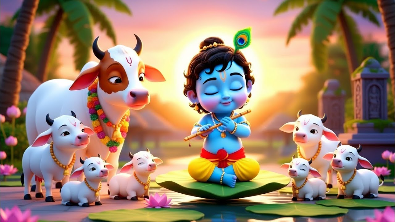 Choti Choti Gaiya, Chote Chote Gwal | छोटी छोटी गैया | #Little Krishna Bhajan - Krishna Bal Leela