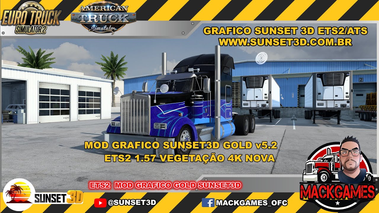 ATUALIZAÇÃO MOD GRAFICO GOLD SUNSET3D 1.57 V5.2