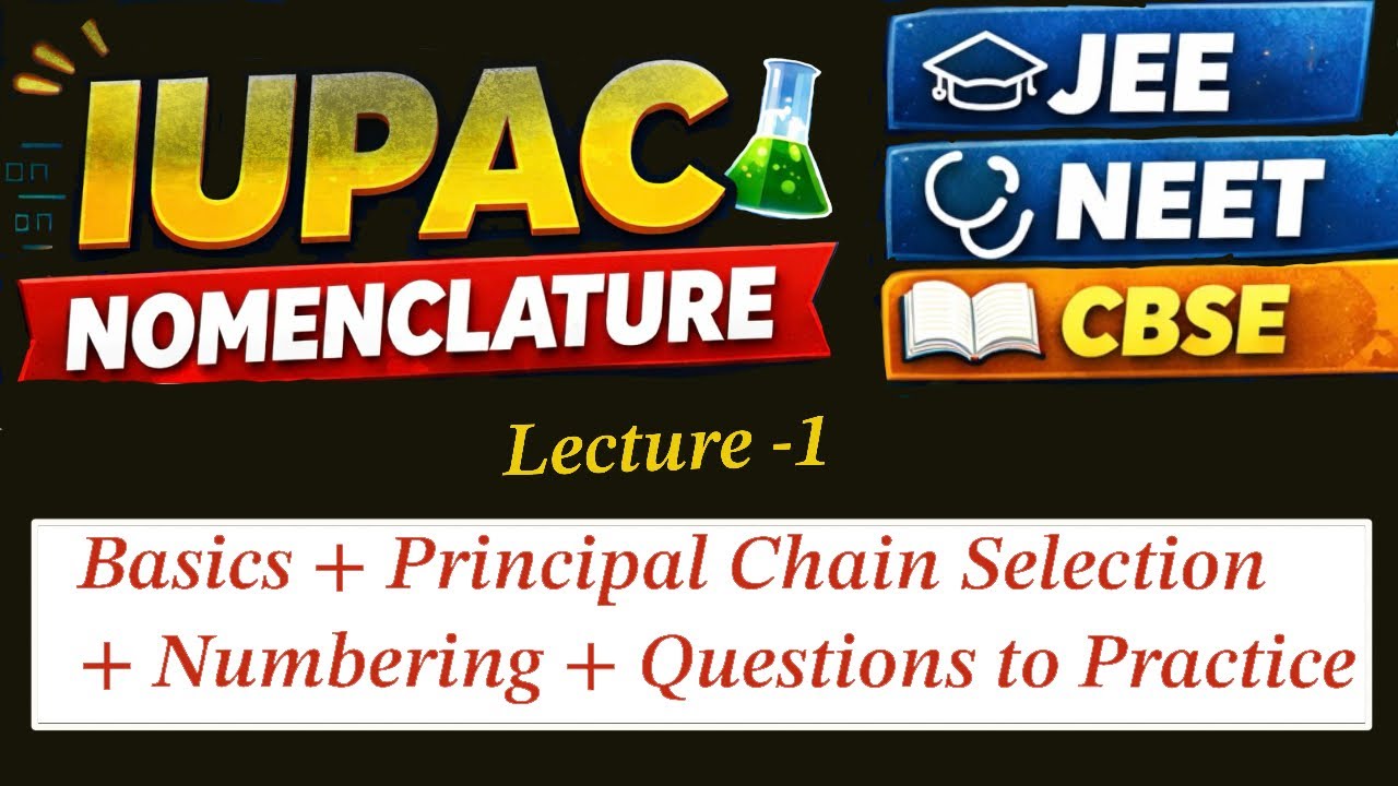 Let’s Study IUPAC Nomenclature 
