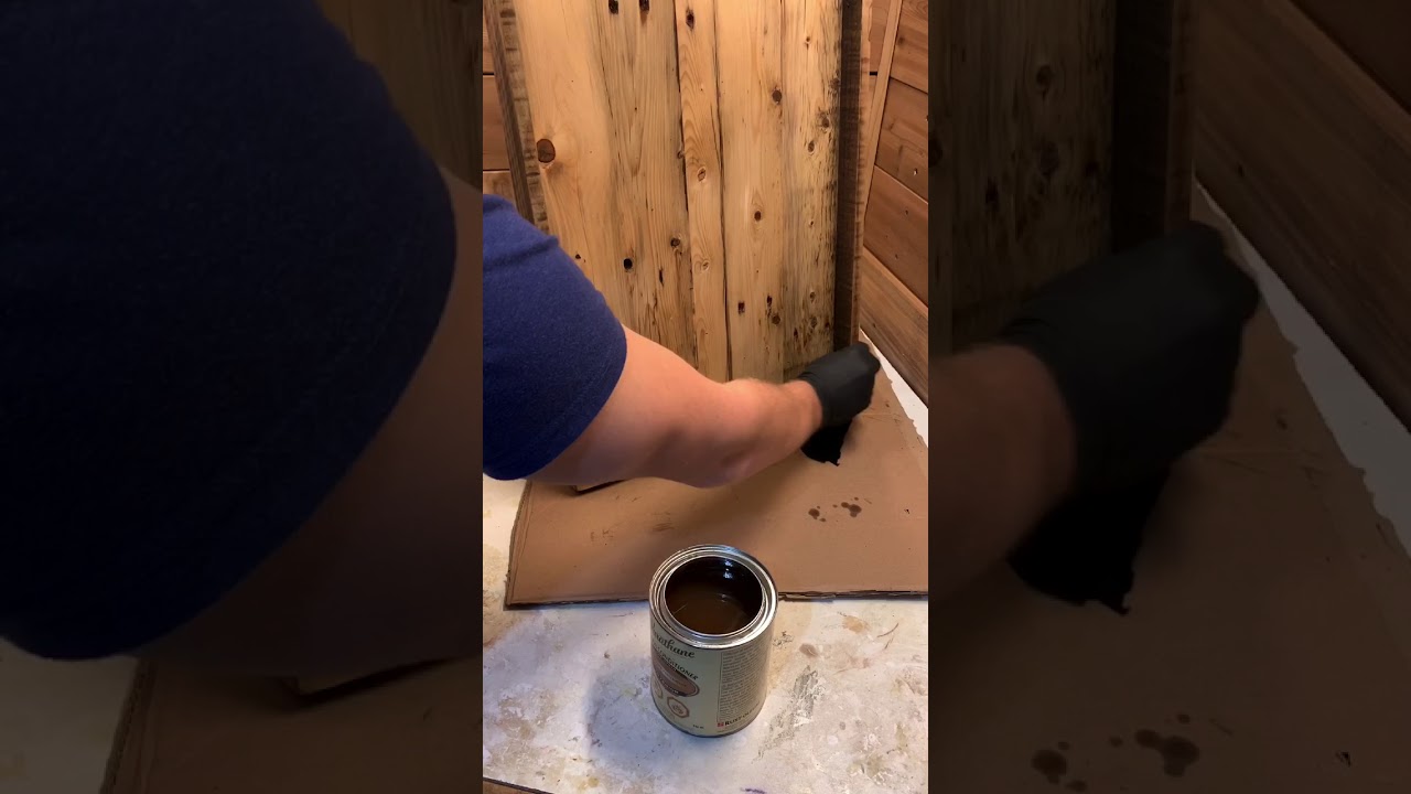 DIY Wood Ottoman Tray