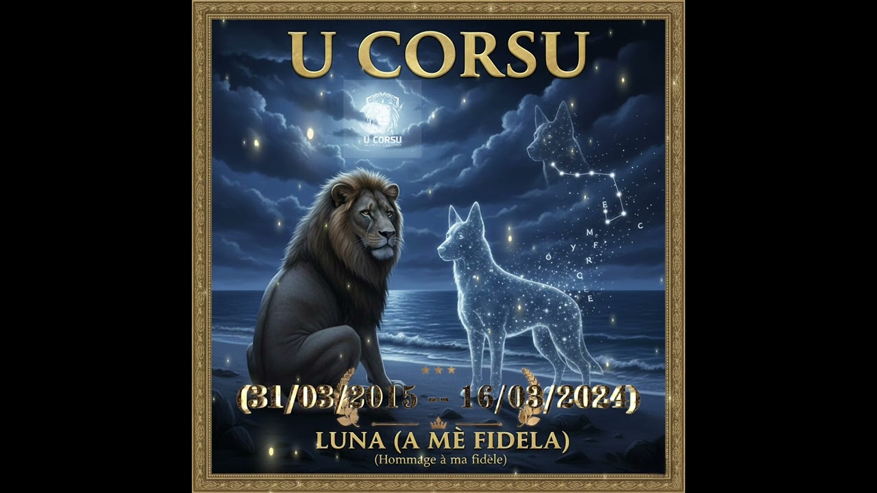 U CORSU - LUNA A MÈ FIDELLA (Hommage à ma fidèle Luna [31032015-16032024])