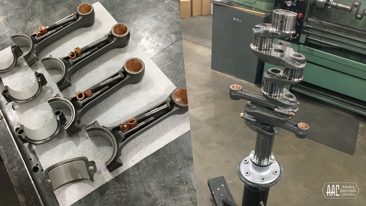How to Install Connecting Rods on Lycoming O320 Crankshaft