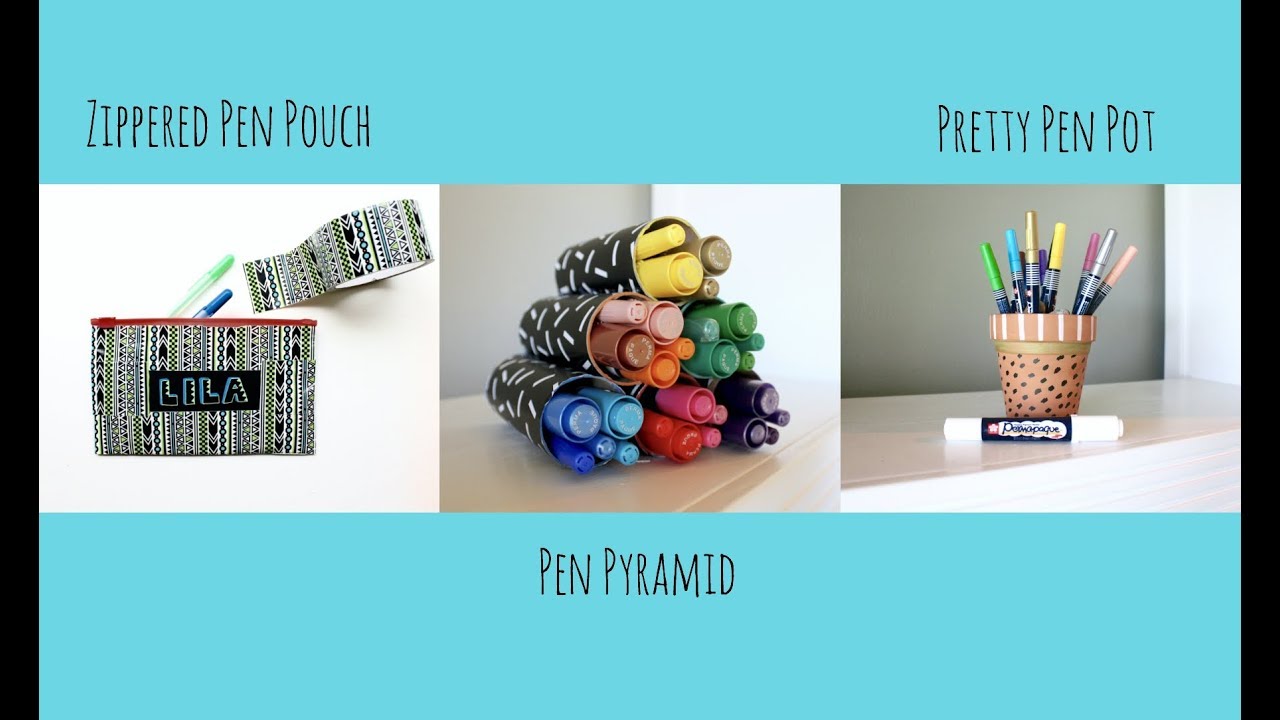 3 DIY Pen Storage Projects