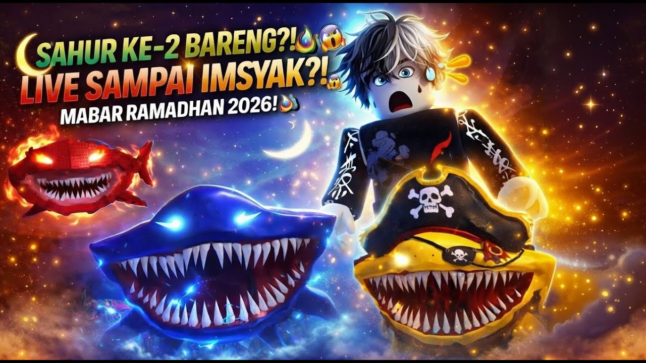 SAHUR KE-2 BARENG! 🌙🎣 LIVE Fish It Santai Nunggu Imsyak 🔥