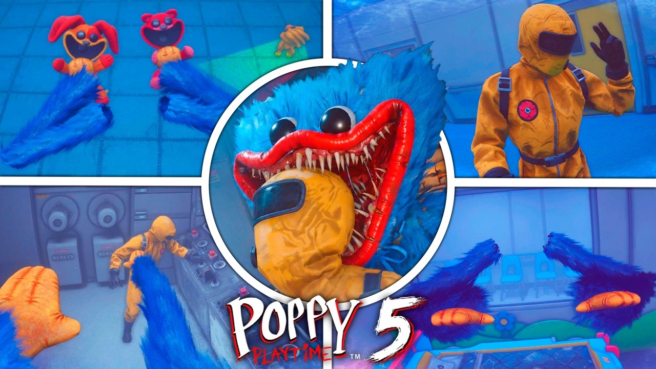 Игра Poppy Playtime, глава 5 — Играйте за Хагги Вугги | Секреты со съемок