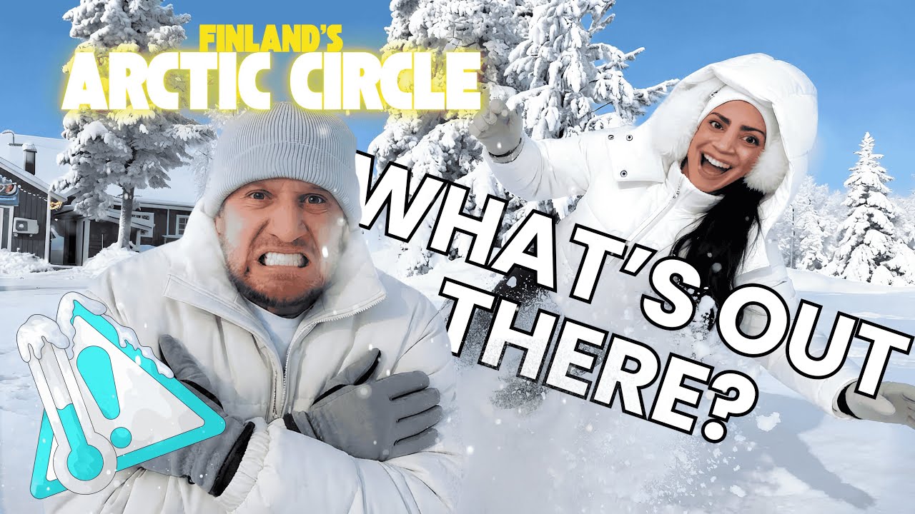 Driving To The Arctic Circle + FULL TOUR | Lapland, Holiday Club Saariselkä | Finland (PART 1)