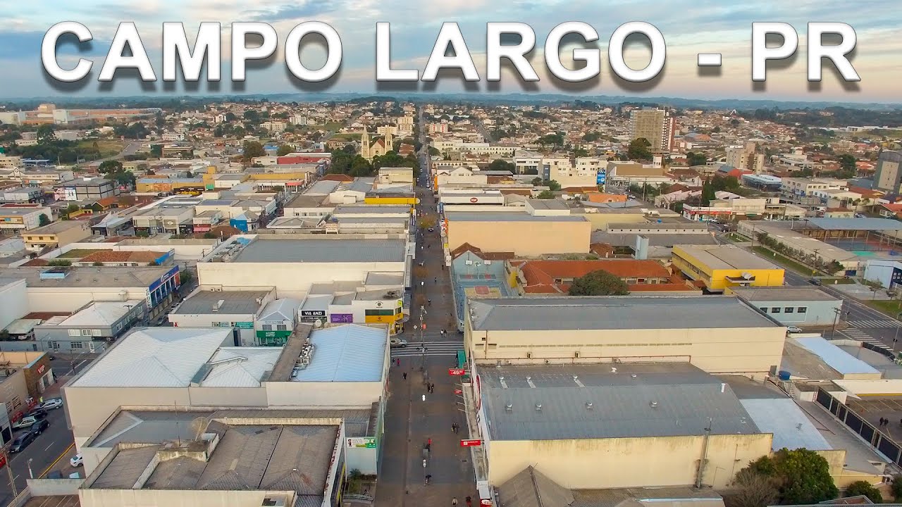 Historia de Campo Largo no Paraná por Drone 4K