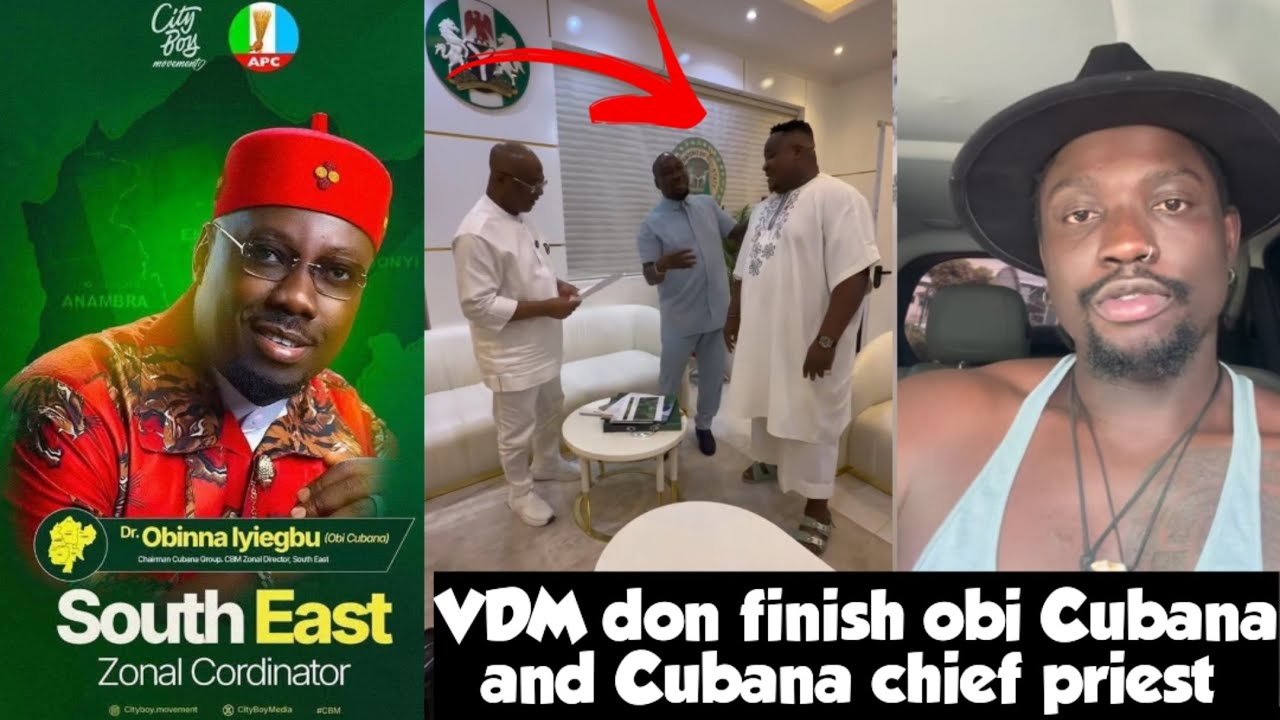 Davido best friend Cubana chief priest FIRES BACK😳😱 at vdm after vdm ATTACK him with obi Cubana