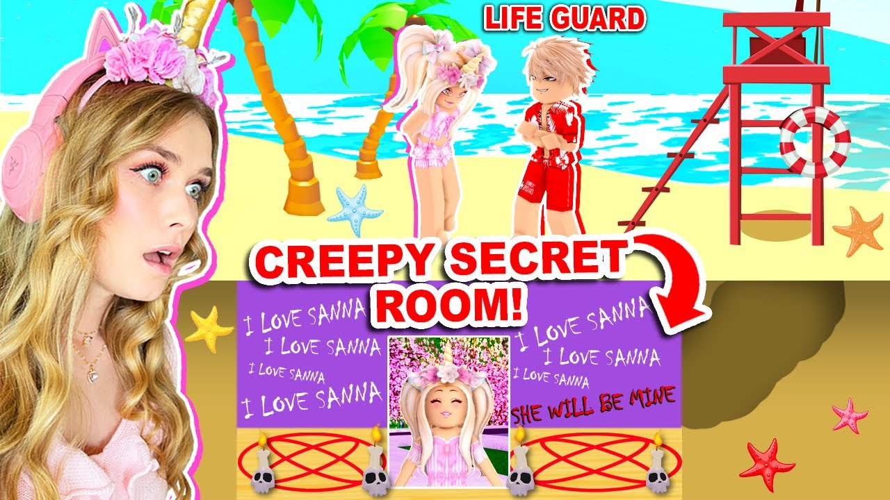 LIFE GUARD Had A *SECRET* CREEPY ROOM In Adopt Me! (Roblox)