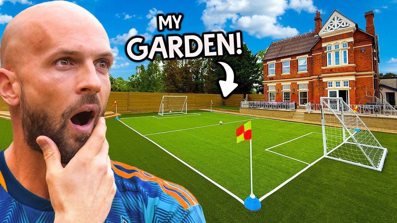 Building A Football Pitch In Our Garden!