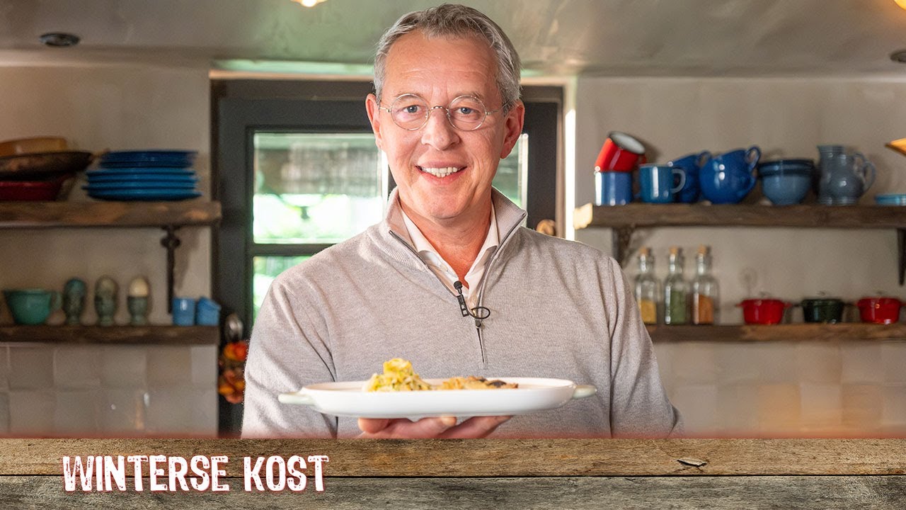 Hartige appeltaart met bloedworst en een witloofslaatje | Winterse Kost