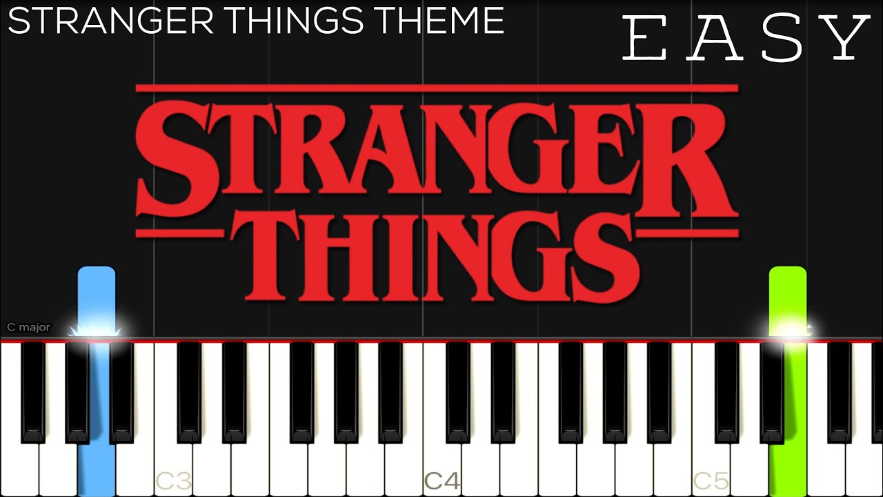 Stranger Things Theme | EASY Piano Tutorial
