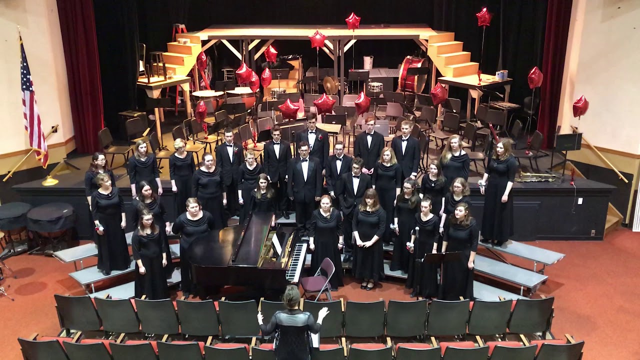 Moscow High School Choir performs “Agnus Dei” (Hans Leo Hassler). April 26, 2018.