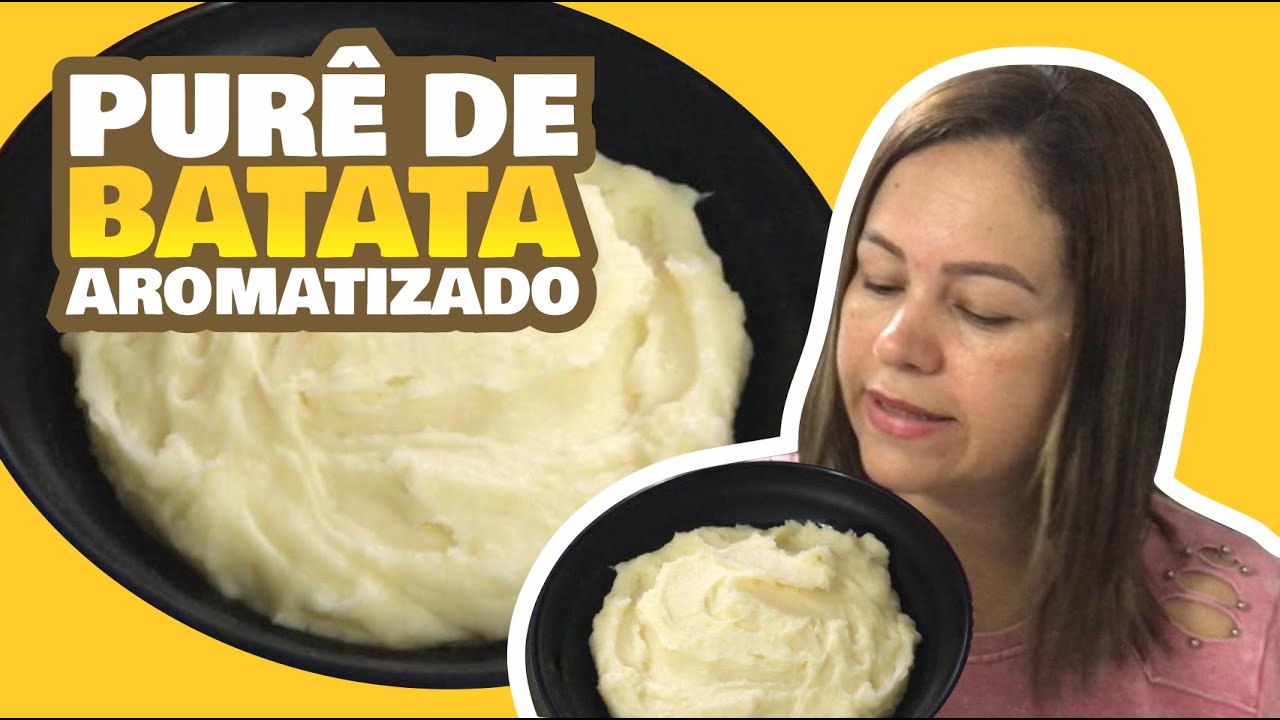 Purê de batata aromatizado! SABOR INCRÍVEL! FÁCIL DE FAZER