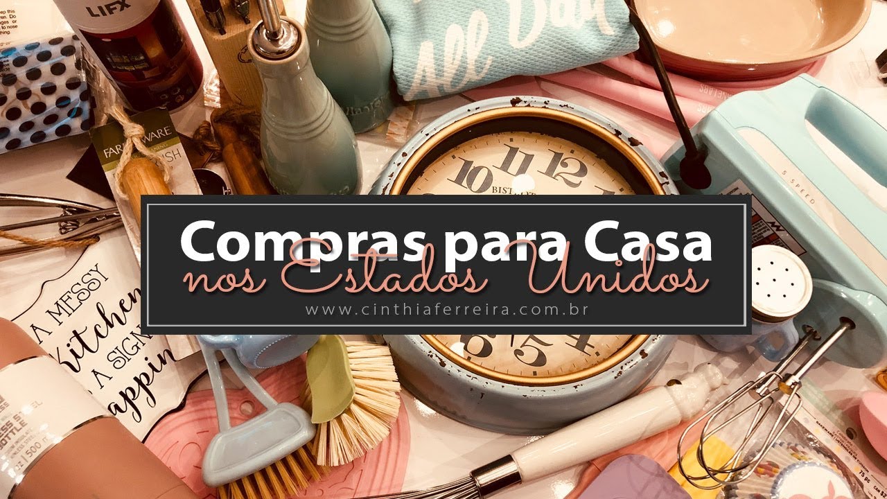 Compras para casa e cozinha nos Estados Unidos  | Achados baratinhos