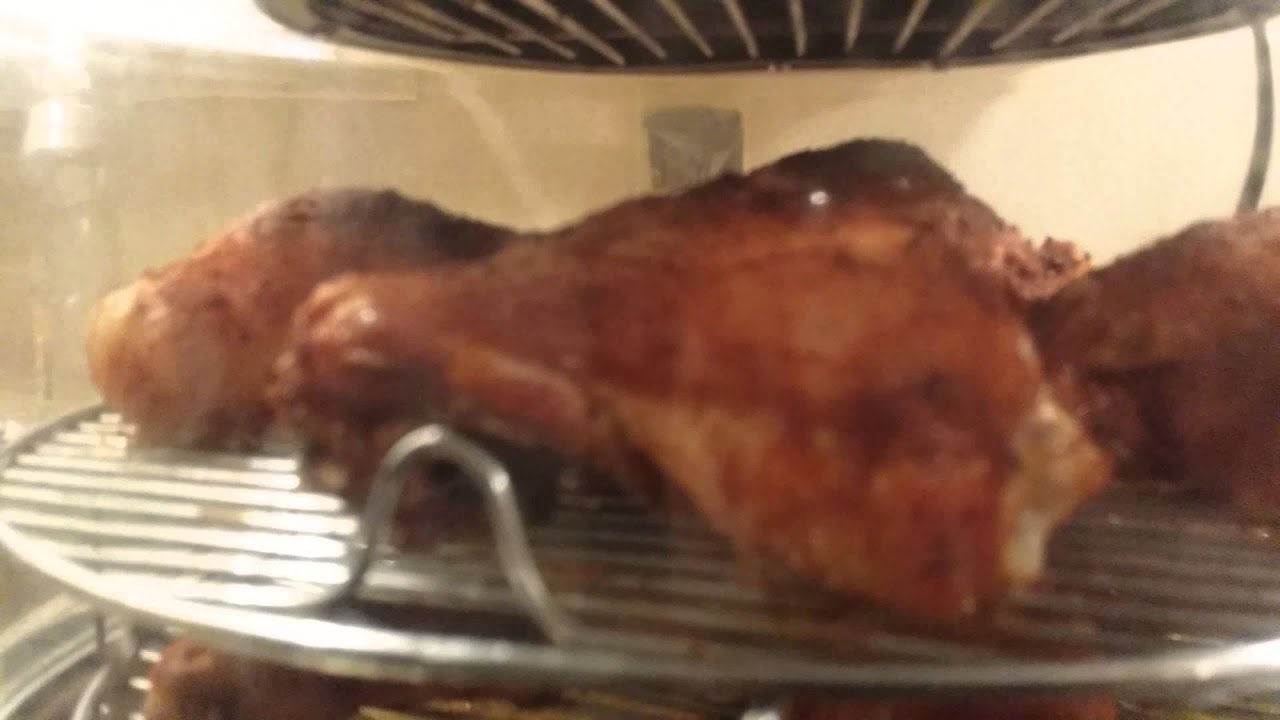 Cooking chicken thighs & legs in NuWave Oven pro- Enjoy in 2160p 4K quality