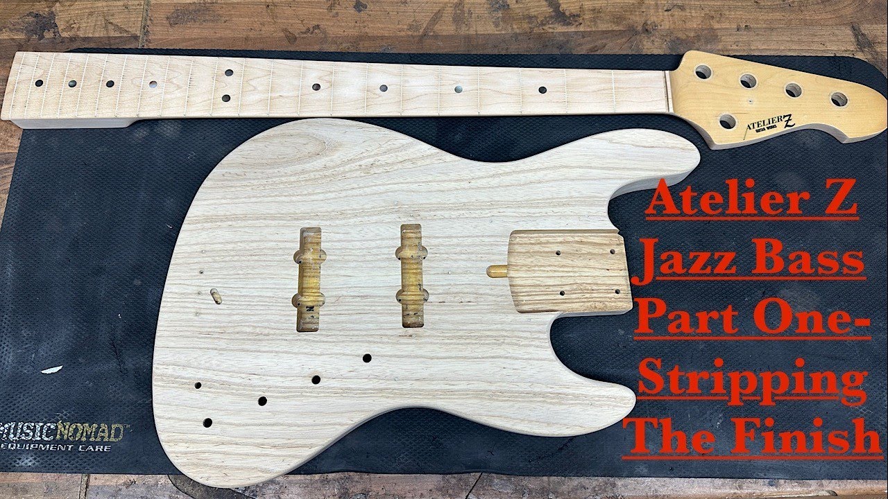 Проект Atelier Z Jazz Bass, часть 1 — снятие полимерного покрытия и дефростация