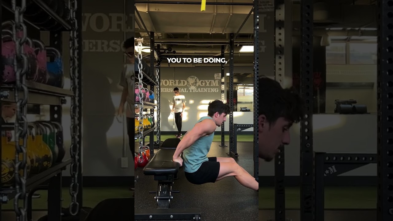 Learn the correct form for &ldquo;Bench Dips&rdquo; ‼️