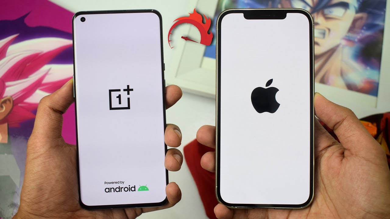 OnePlus 9 Pro vs iPhone 12 Pro Max - SPEED TEST!