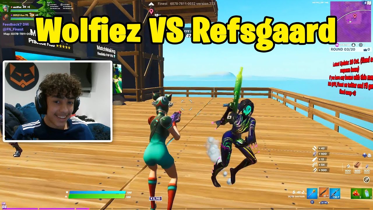Wolfiez & Guild Hen VS Flikk & Refsgaard 2v2 Realistic PvP!