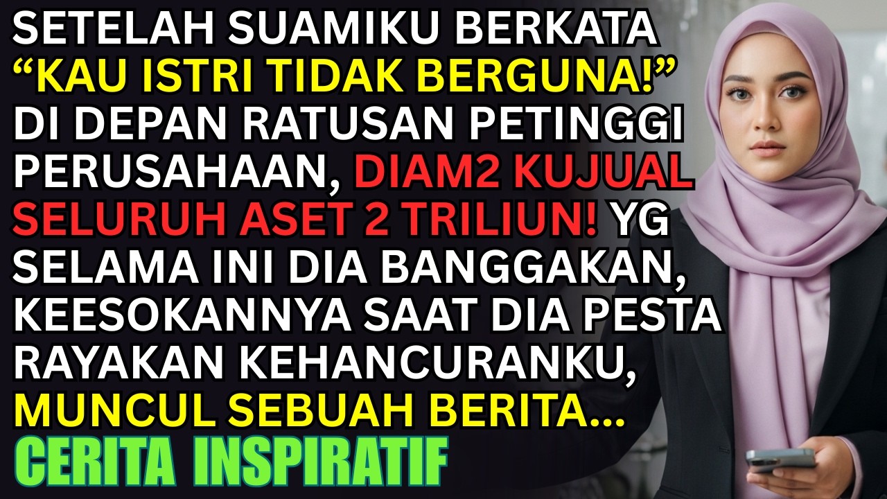 KUJUAL SEMUA ASET 2 TRILIUN! SAAT SUAMI MENYEBUTKU 'ISTRI TIDAK BERGUNA!' – IA SYOK SAAT MENDENGAR..