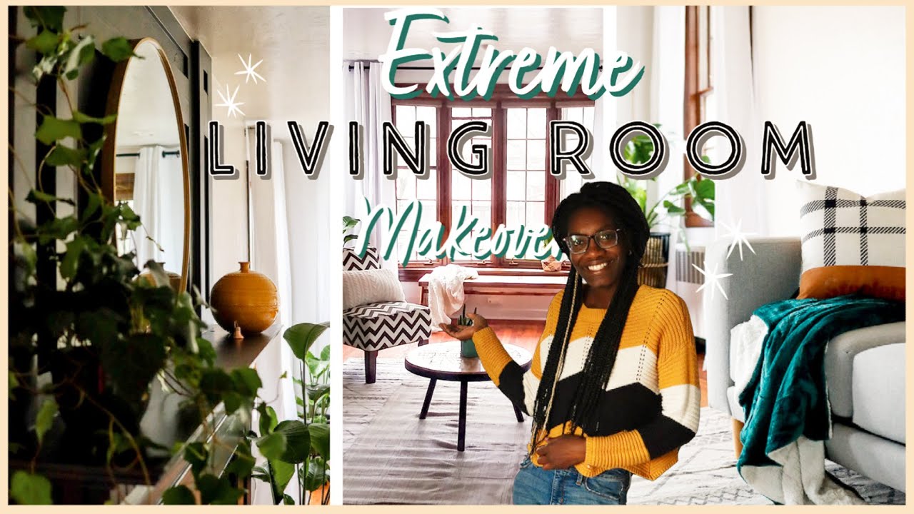 DIY Living Room Makeover on a Budget | Cozy + Mid Century Modern + Boho