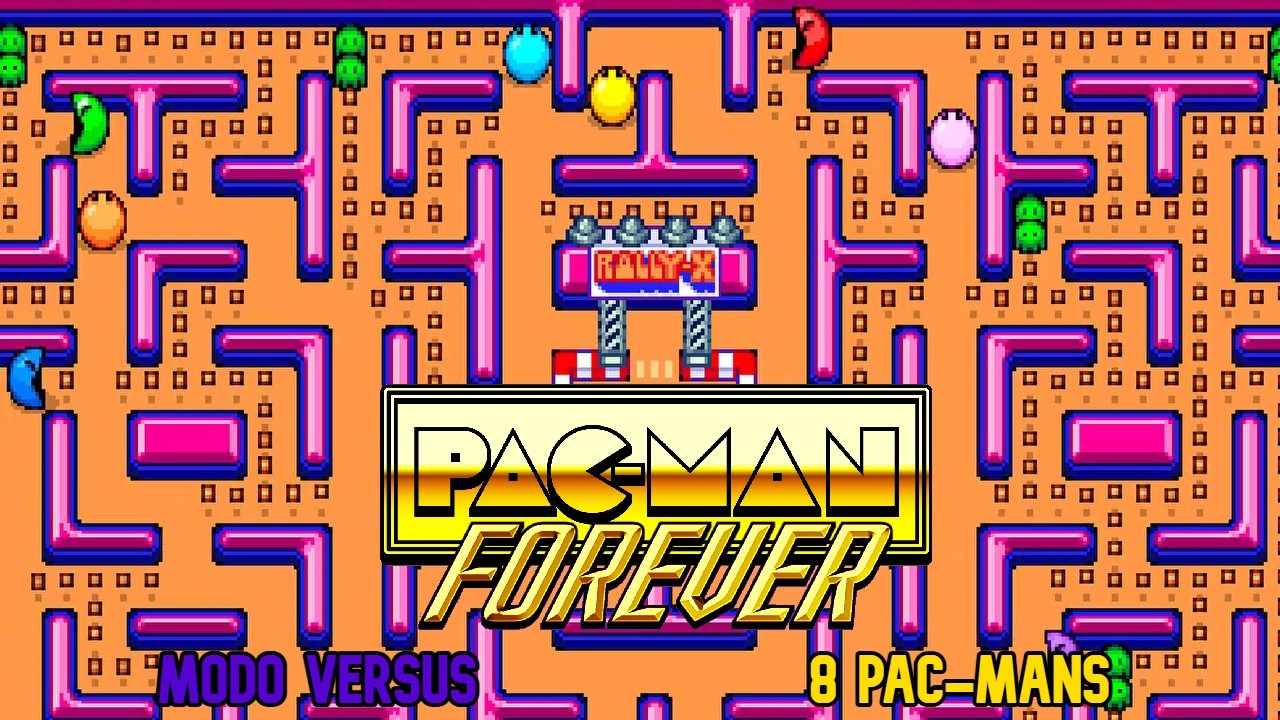 ¡¡Pac-Man Forever Modo Versus Con 8 Pac-Mans!!