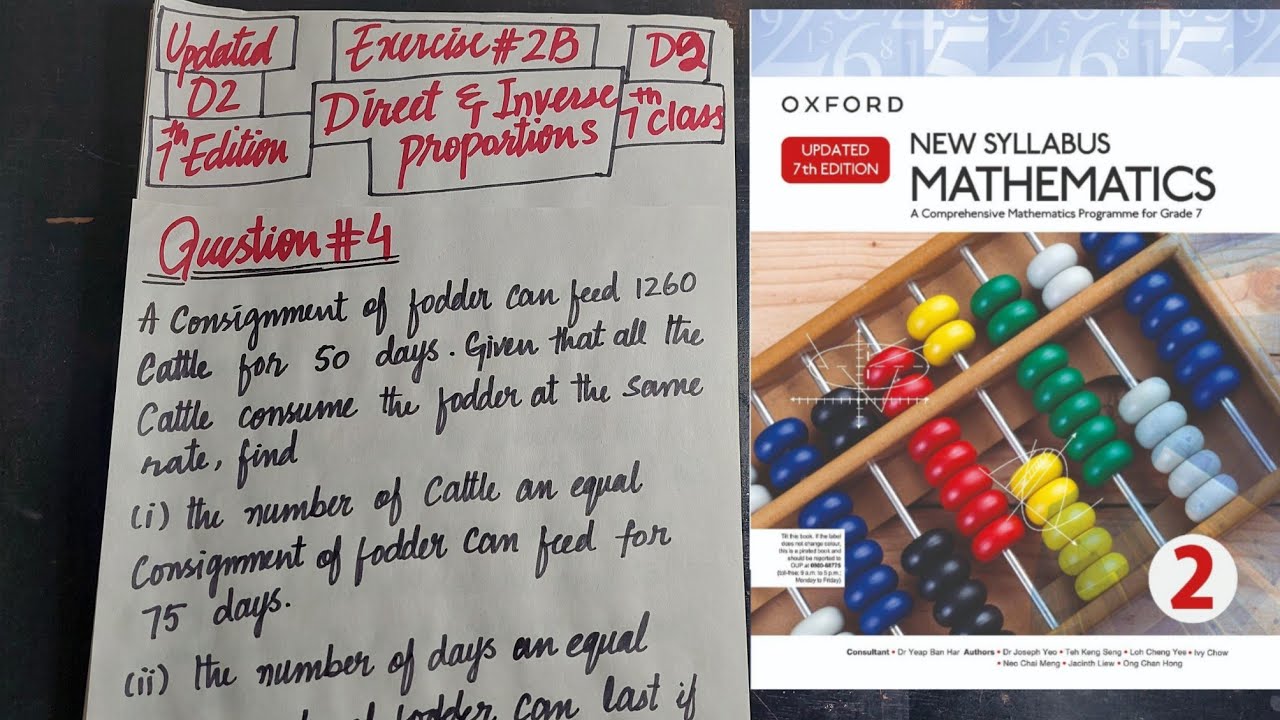 Updated D2 | Exercise no 2B | Q no 4 | Oxford New Syllabus updated 7th Edition| book 2 | 7th class