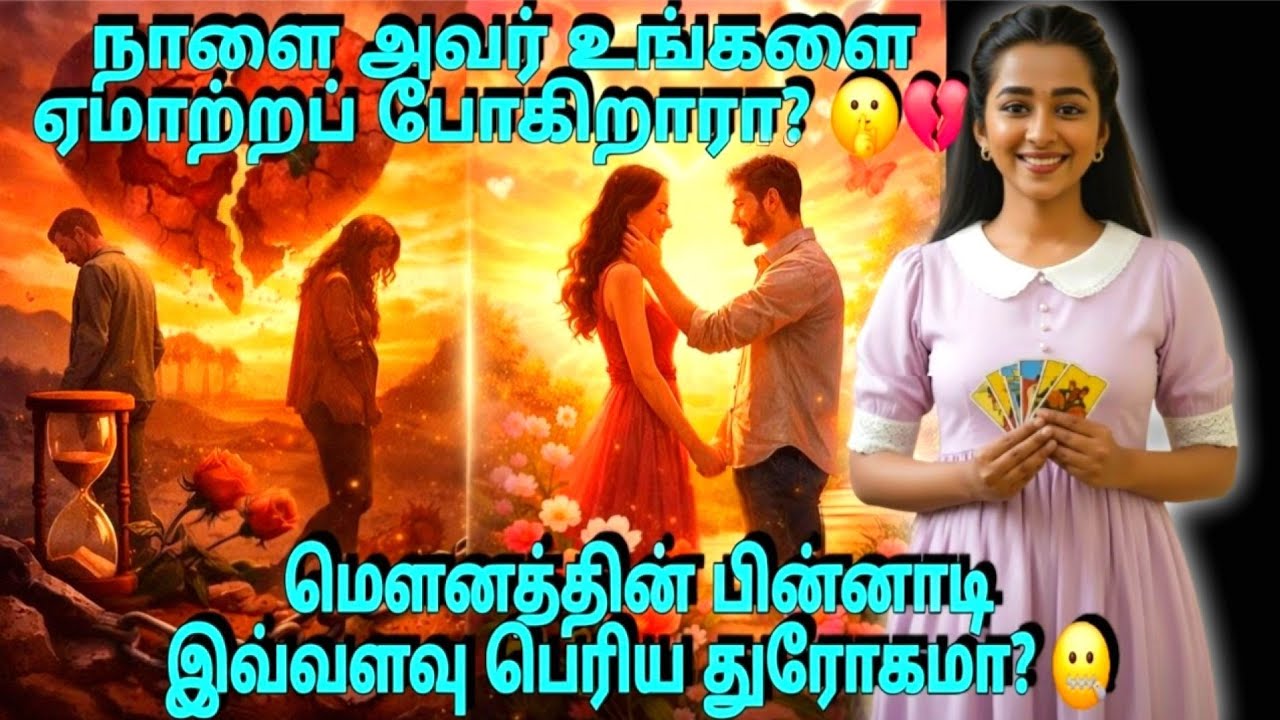  நாளை அவர் யாருடன் இருக்கிறார்? உங்களை ஏமாற்றுகிறாரா? மௌனம் உடையுமா?